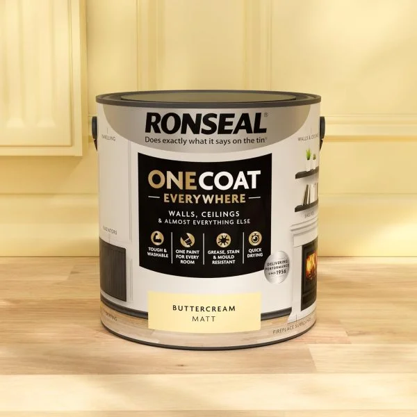 Ronseal One Coat Everywhere - Buttercream 2.5L - Image 3