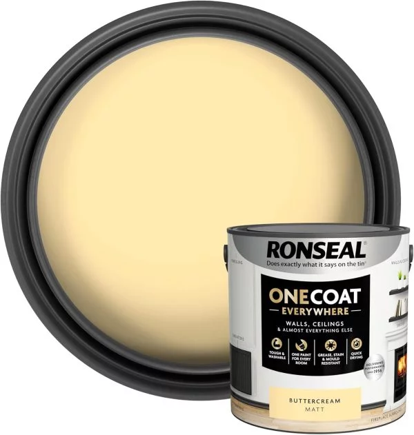 Ronseal One Coat Everywhere - Buttercream 2.5L