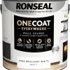 Ronseal One Coat Everywhere - Pure Brilliant White 2.5L - Image 4