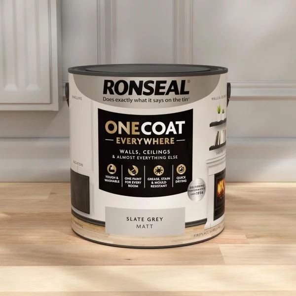 Ronseal One Coat Everywhere - Slate Grey 2.5L - Image 3