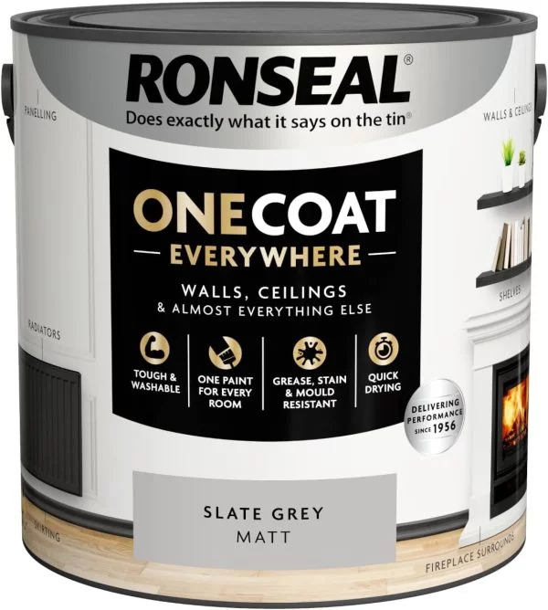Ronseal One Coat Everywhere - Slate Grey 2.5L - Image 4