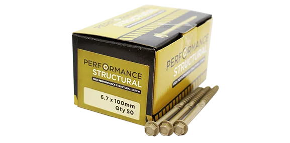 6.7 X 200mm Performance Structural Screws - Tub of 200