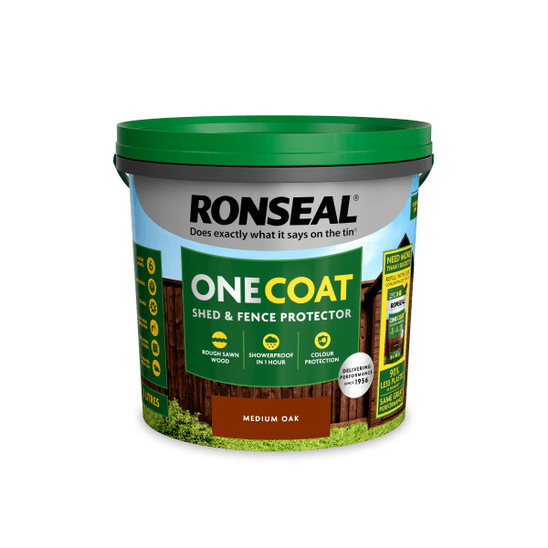 Ronseal One Coat Shed & Fence Protection, 5L (Formally Fence Life)