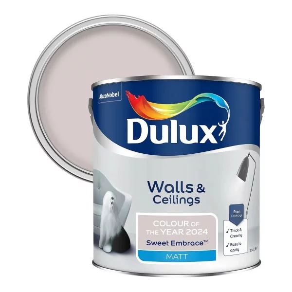 Dulux Matt Emulsion Paint Sweet Embrace - 2.5L